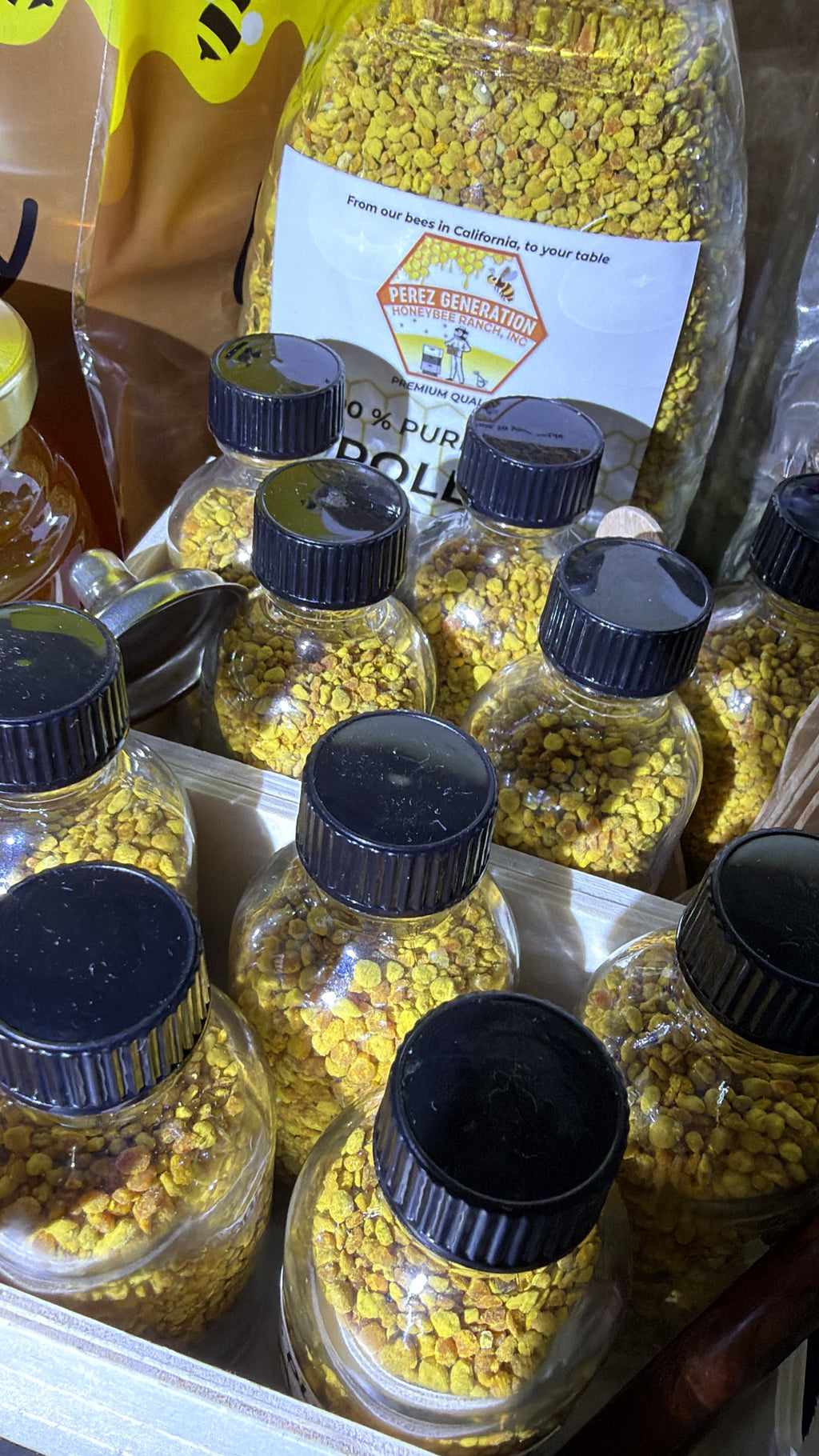 Bee pollen shots