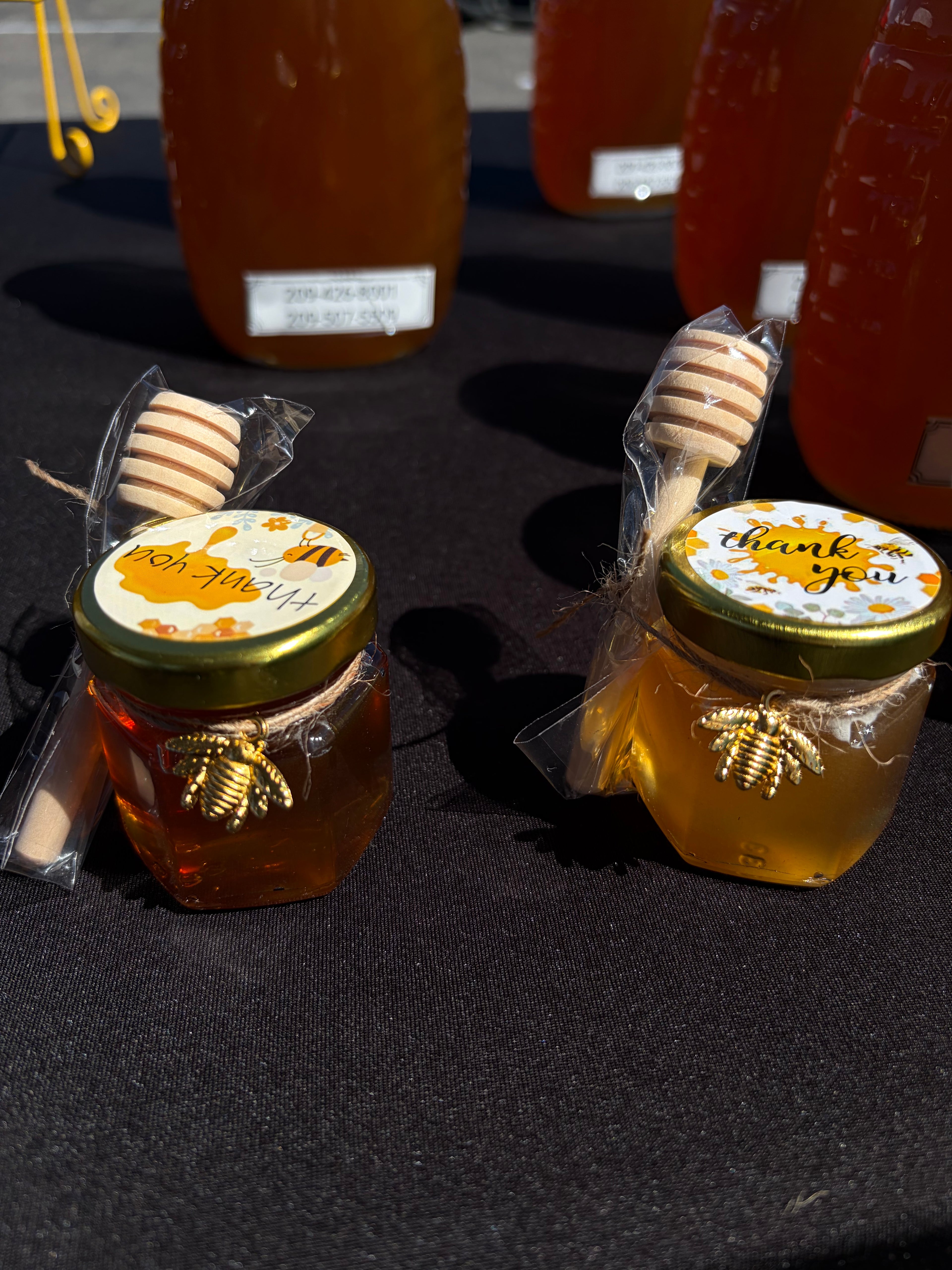 32 oz Wildflower Raw Local Honey Jar