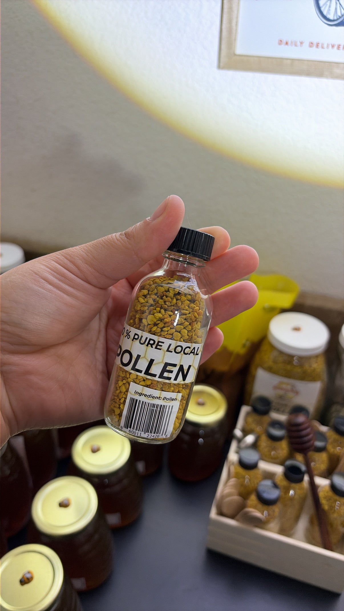 Bee pollen shots