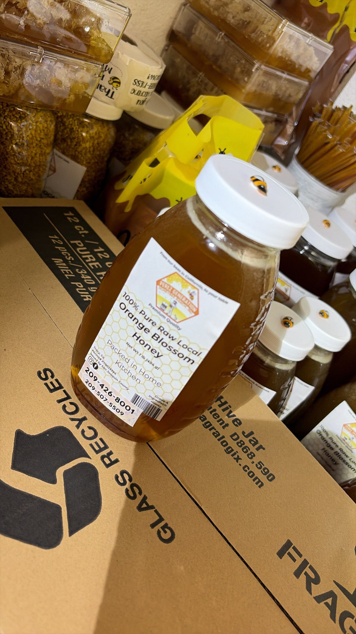 100% Raw local Orange Blossom honey
